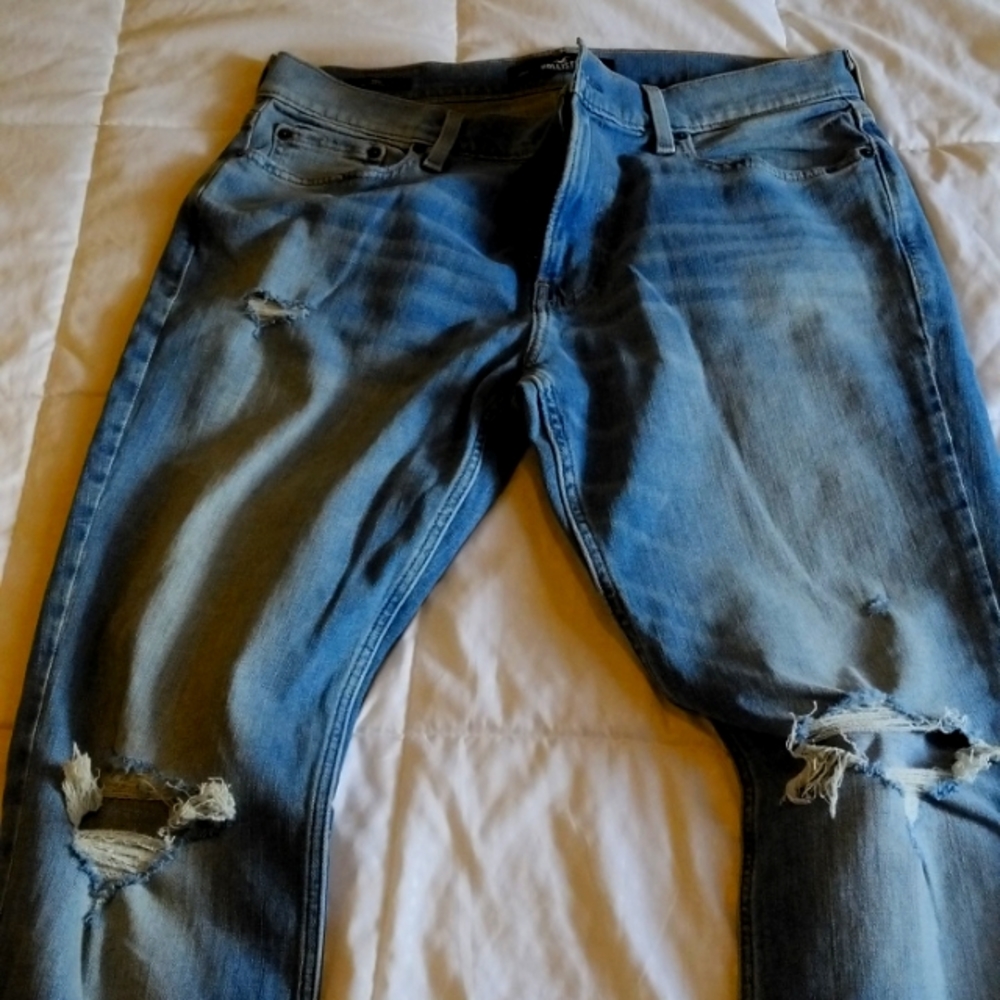 Mens distressed jeans